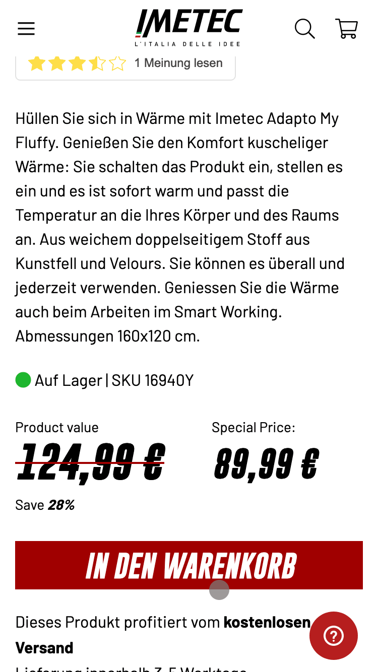 Wie erhalte ich den Willkommensrabatt? Support Imetec DE